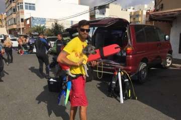 La limpieza de fondos marinos de La Garita 'rueda' con éxito (Foto TA)